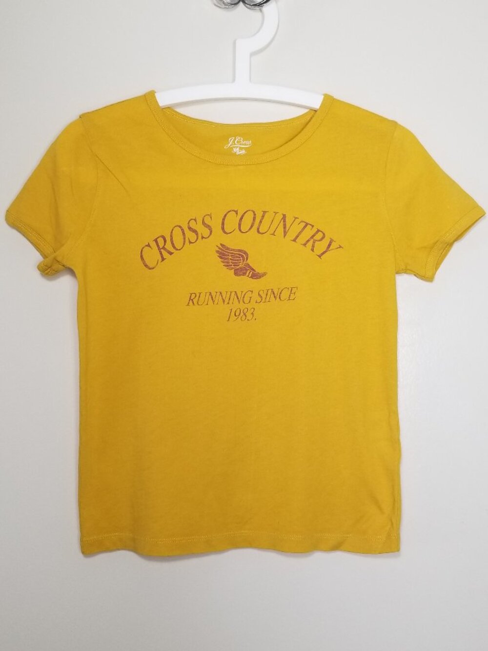 J.Crew NWT Broken-in jersey Cross Country T-shirt Size : XXS